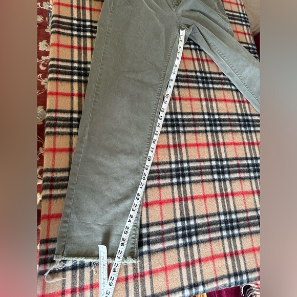 J Jill denim authentic fit cropped women’s green pants size 8 - Picture 8 of 12